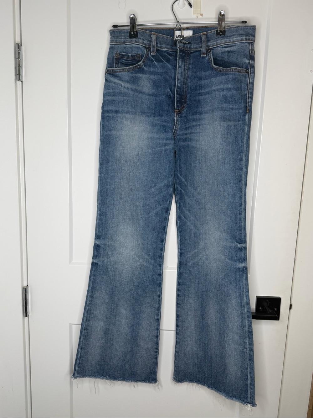 ASKK NY High-Rise Wide Leg Women’s Jeans in Faded Blue